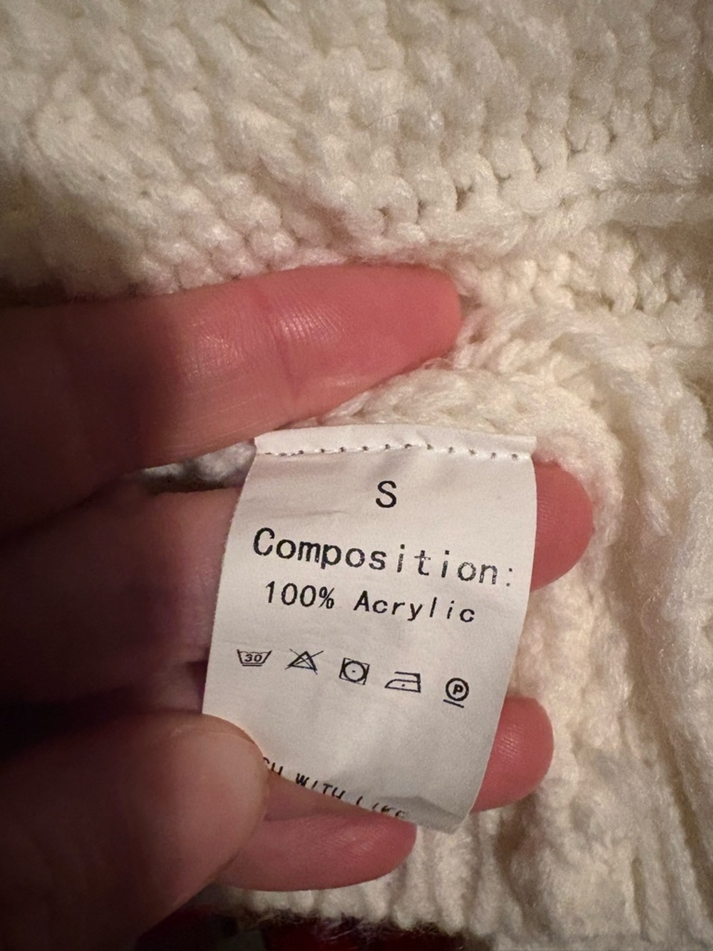 Cozy Cream Cable-Knit Tie-Front Sweater - Picture 7 of 8